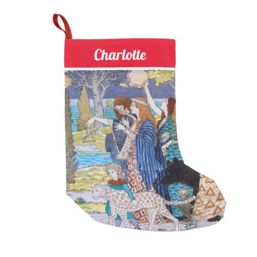 Eugene Grasset _ Harmony Decorative Panel Small Christmas Stocking