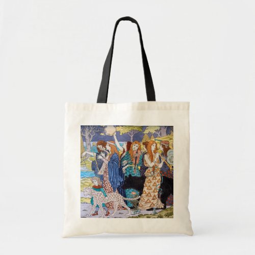 Eugene Grasset _ Harmony Decorative Panel Tote Bag