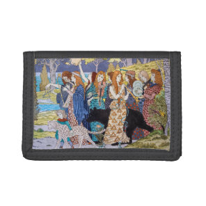 Eugene Grasset - Harmony Decorative Panel Tri-fold Wallet