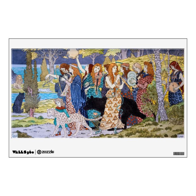 Eugene Grasset - Harmony Decorative Panel Wall Decal (Front)