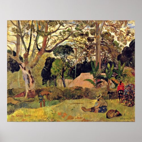 Eugene H Paul Gauguin _ The big tree Poster