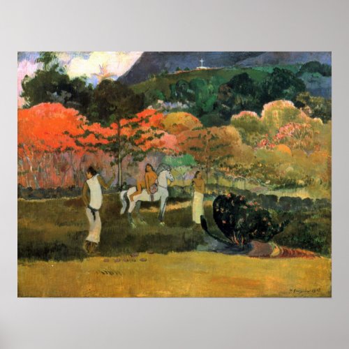 Eugene Henri Paul Gauguin _ Women and Mold Poster