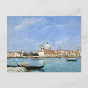 Eugène Louis Boudin Venice, Santa Maria Postcard