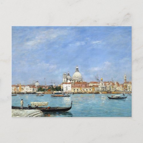 Eugne Louis Boudin Venice Santa Maria Postcard