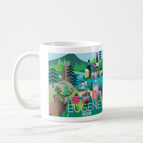 Eugene Oregon 11oz or 15oz Mug