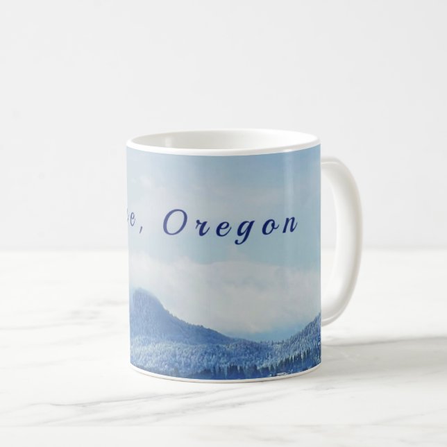"Eugene, Oregon" Coffee Mug (Front Right)