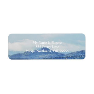 Eugene, Oregon Customizable Return Address Label
