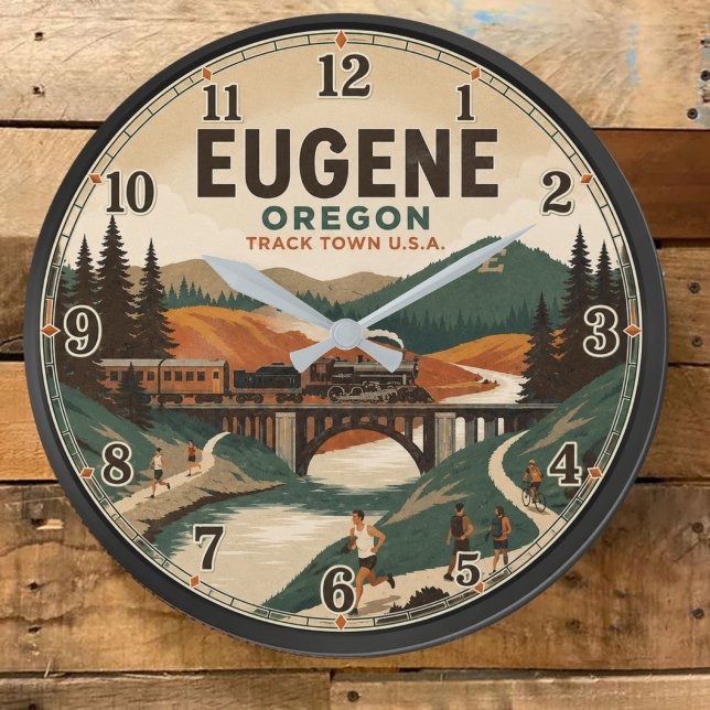Eugene Oregon Large Clock (Creator Uploaded)