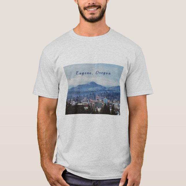 "Eugene, Oregon" Men's T Shirt (Front)