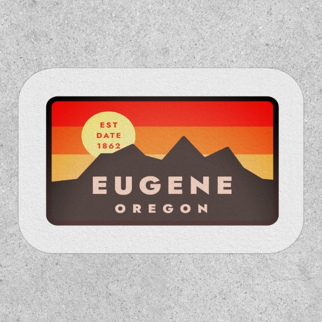Eugene Oregon   Patch (Front)