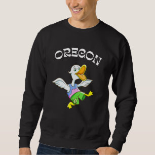 Eugene Oregon trees mountains vacation souvenir Sweatshirt