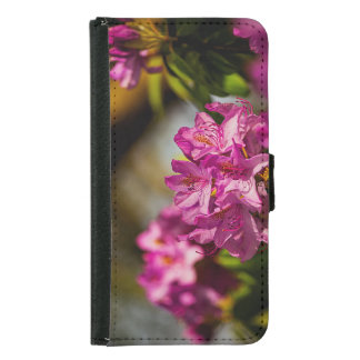 Eugene Rhododendron Bloom – Purple Floral Photogra Samsung Galaxy S5 Wallet Case
