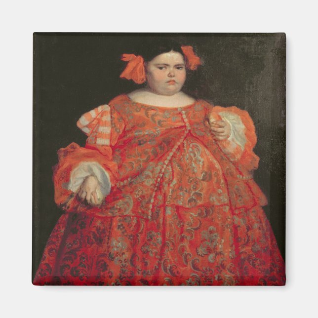 Eugenia Martinez Vallejo, called La Monstrua (oil Magnet (Front)