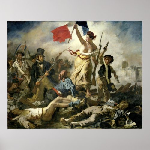 Eugne Delacroix Liberty Leading the People Poster