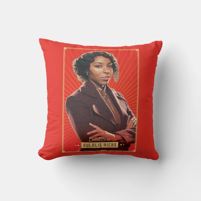 Eulalie Hicks Character Graphic Throw Pillow (Front)