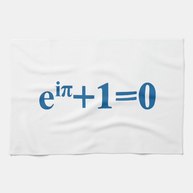 Eular math equation towel (Horizontal)