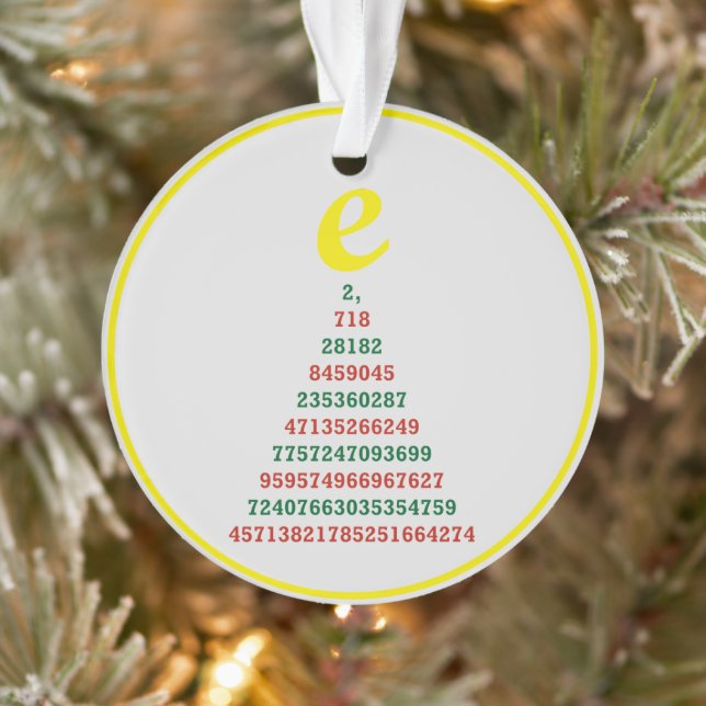 Euler christmas tree  ornament (Tree)