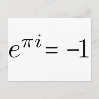 Euler formula! postcard