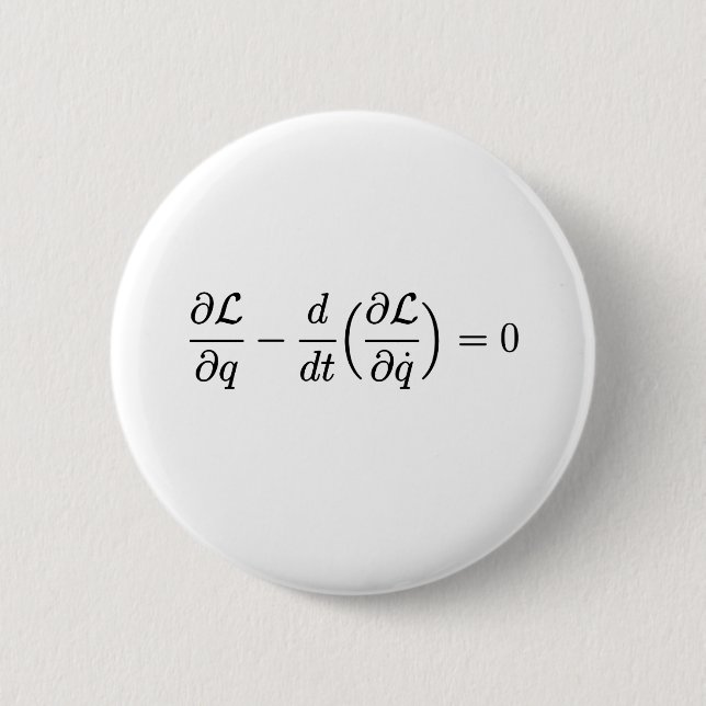 euler lagrange equations button (Front)