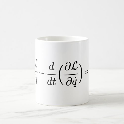 euler lagrange equations coffee mug