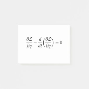euler lagrange equations post-it notes
