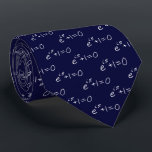 Euler's Identity Dark Navy Blue Tie<br><div class="desc">Euler's Identity Dark Navy Blue Tie.</div>