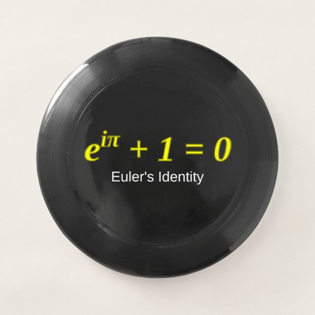 Euler's Identity Equation Wham-O Frisbee (Front)