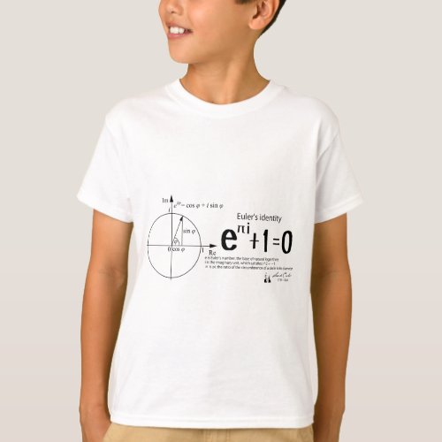 Eulers identity Eulers formula mathematics T_Shirt