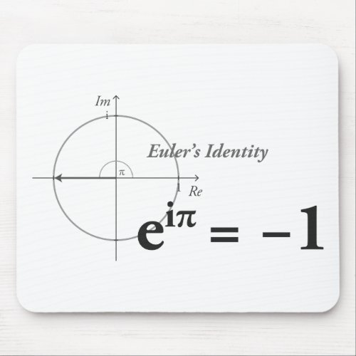 Eulers Identity Math Formula Mouse Pad