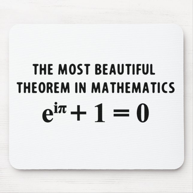 Euler's Identity mousepad (Front)