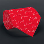 Euler's Identity On Red Tie<br><div class="desc">Euler's Identity On Red Tie.</div>