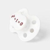 Euler's Identity Pacifier (Front Right)