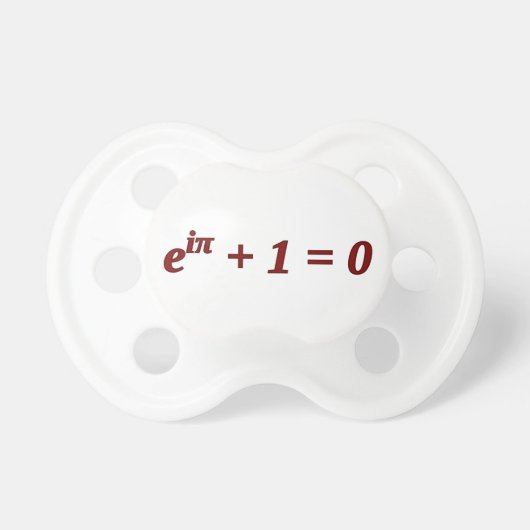 Euler's Identity Pacifier (Front)