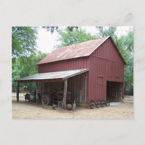 Euless Texas _ McCormick Barn Postcard