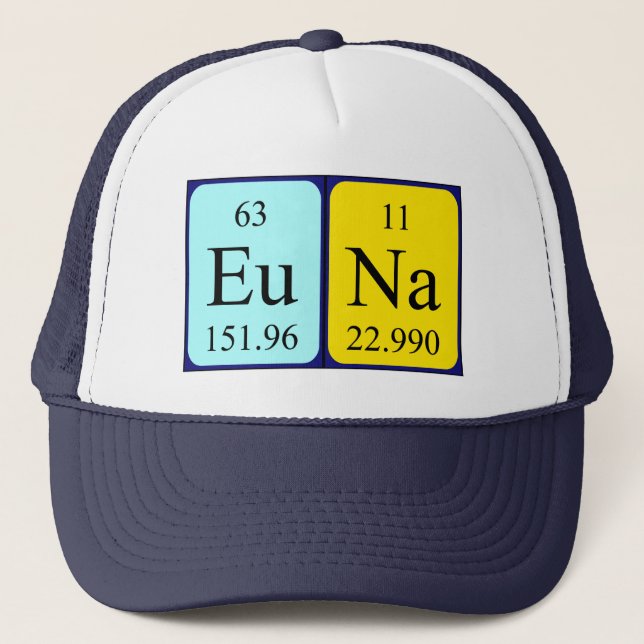 Euna periodic table name hat (Front)