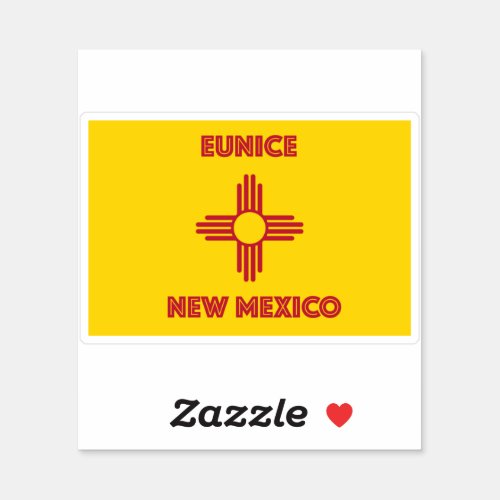 Eunice New Mexico Sticker