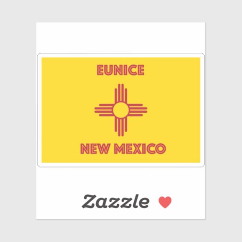 Eunice New Mexico Sticker