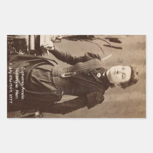 Euphemia Amelia Nightingale Allen Rectangular Sticker