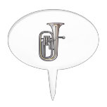 euphonium brass instrument music realistic.png cake topper