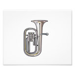 euphonium brass instrument music realistic.png photo print