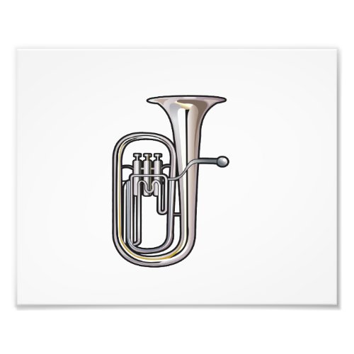 euphonium brass instrument music realisticpng photo print