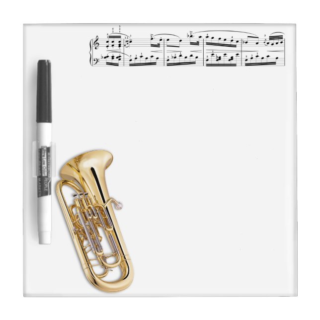 Euphonium Dry Erase Board (Front)