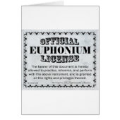 Euphonium License (Front)