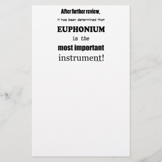 Euphonium Most Important Instrument (Front)