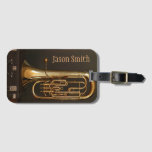 Euphonium Name Brass Instrument Case Luggage Tag at Zazzle