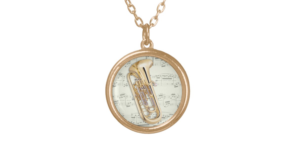 Euphonium Necklace Choose your color Zazzle