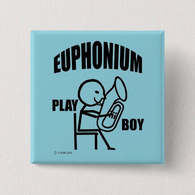 Euphonium Play Boy Button (Front)