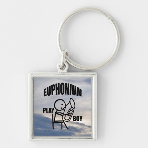 Euphonium Play Boy Keychain