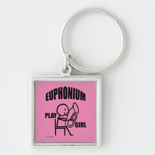 Euphonium Play Girl Keychain