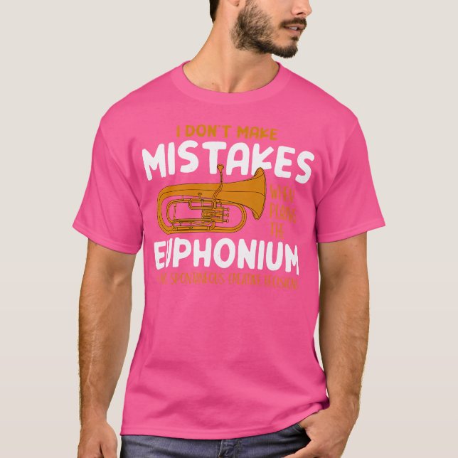 Euphonium Player Funny Euphonist Music Gift Men Wo T-Shirt (Front)